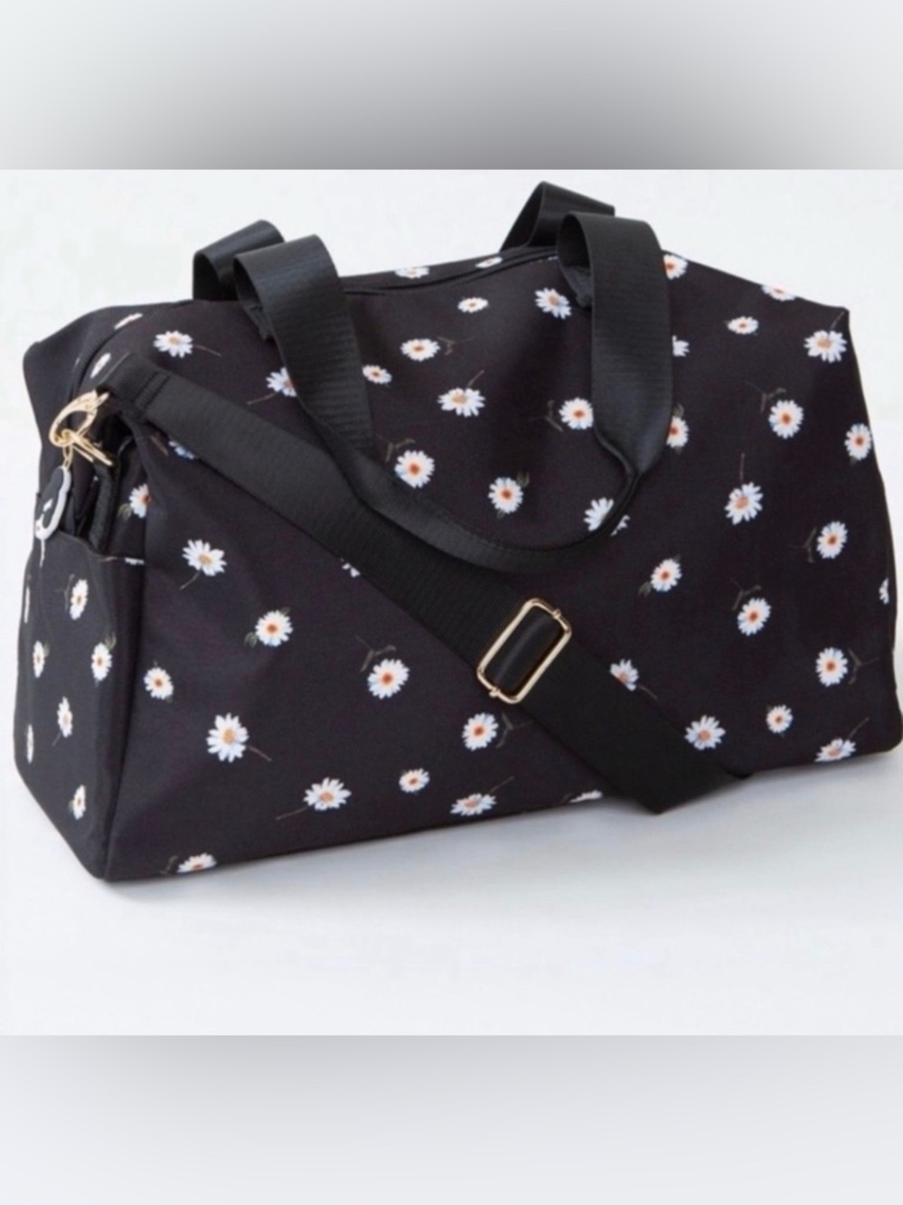 Alice + Olivia by Stacey Bendet Daisy Print Floral Travel Duffel Bag β NWT - Picture 2 of 10